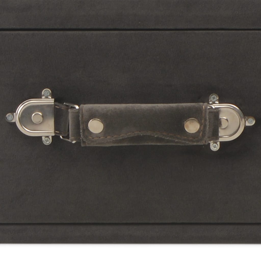 vidaXL Τραπεζάκι Σαλονιού Γκρι 80 x 40 x 46 εκ. Βελούδινο