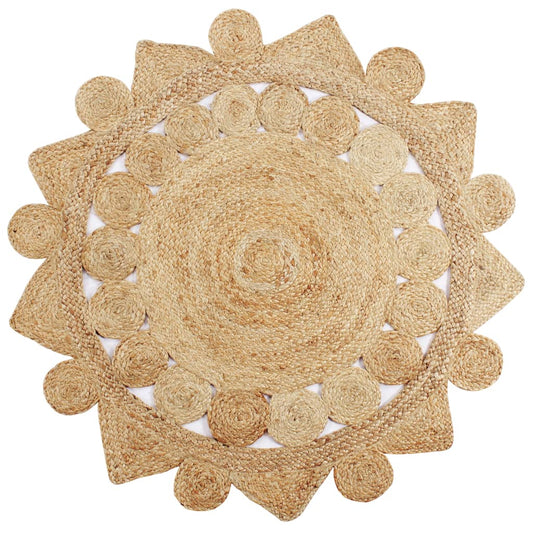 vidaXL Χαλί Χειροποίητο Πλεκτό 150 εκ. από Γιούτα