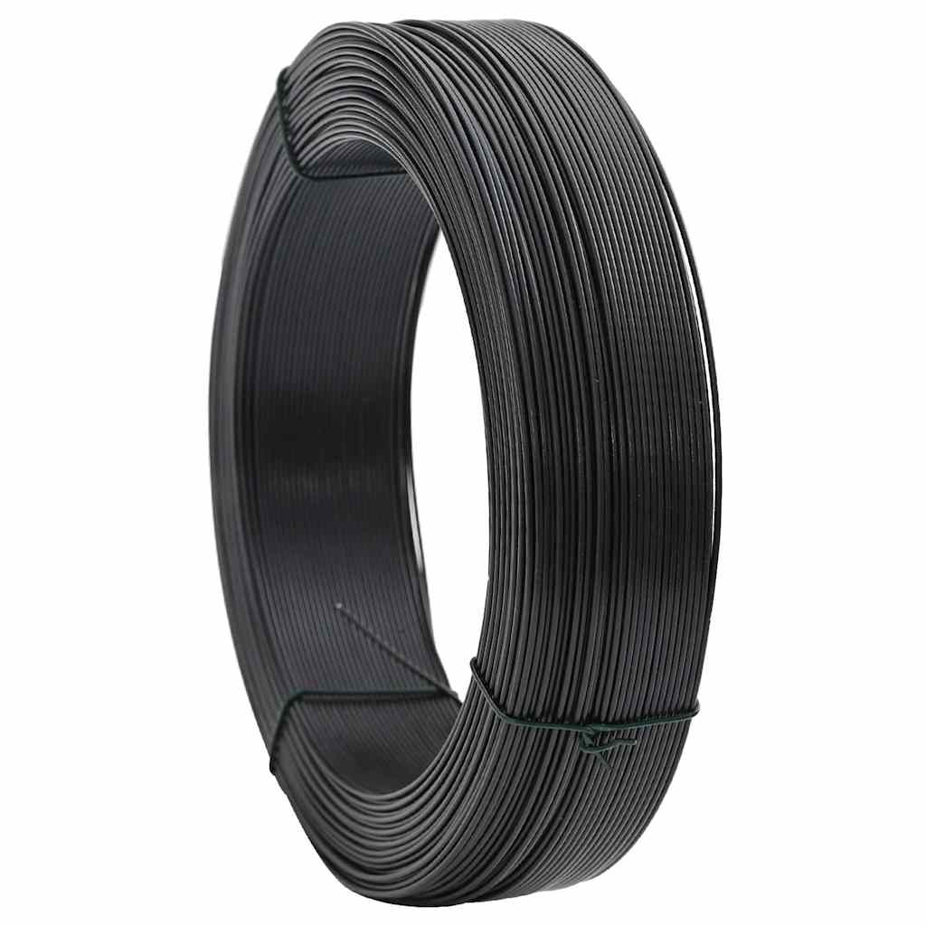 vidaXL Σύρμα Περίφραξης Ανθρακί 250 μ. / 0,9/1,4 χιλ. Ατσάλινο