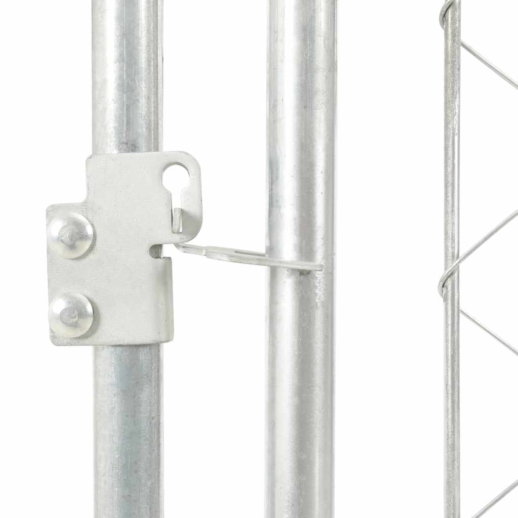 vidaXL Κλουβί Σκύλου Εξωτερικού Χώρου 100 x 100 x 125 εκ. με Στέγαστρο