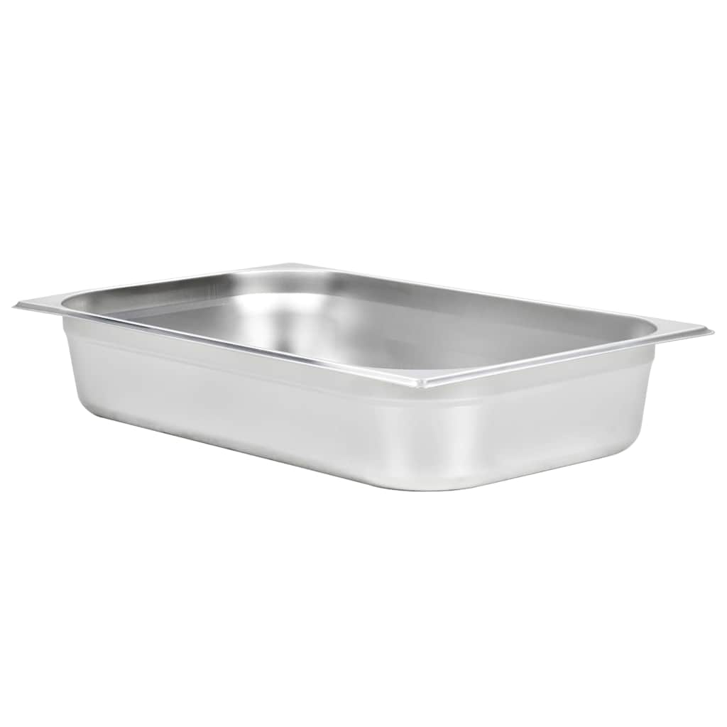 vidaXL Λεκάνες Gastronorm 4 τεμ. GN 1/1 100 χιλ. από Ανοξείδωτο Ατσάλι