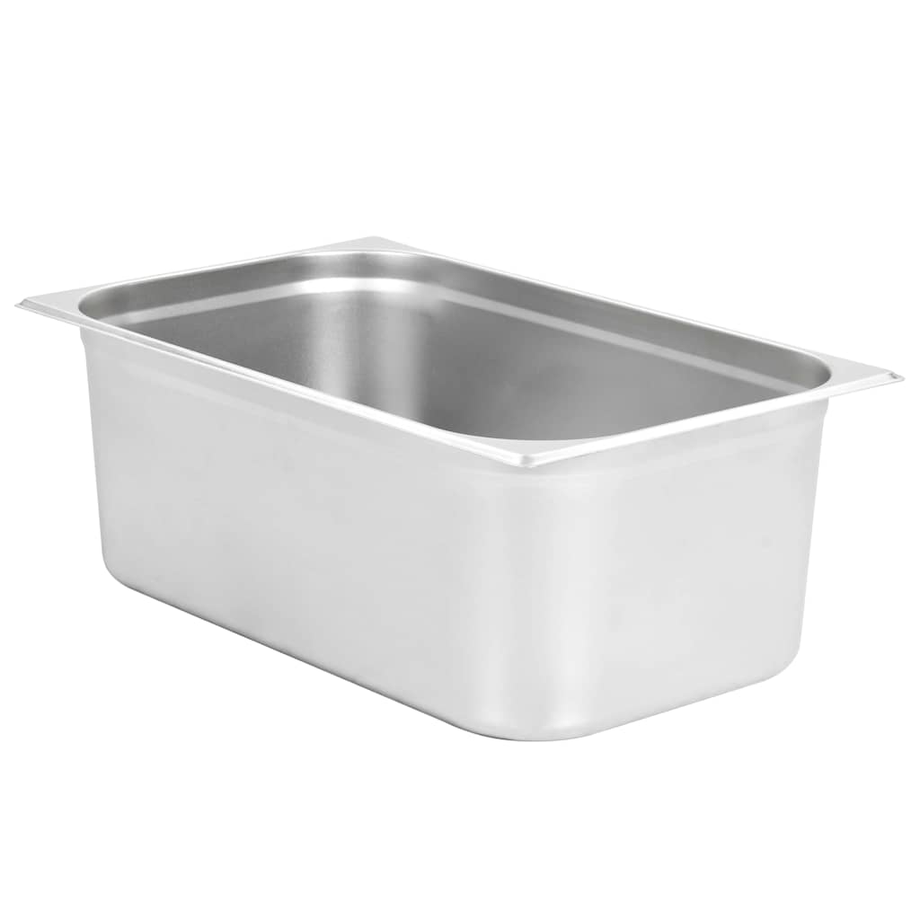 vidaXL Λεκάνες Gastronorm 2 τεμ. GN 1/1 200 χιλ. από Ανοξείδωτο Ατσάλι