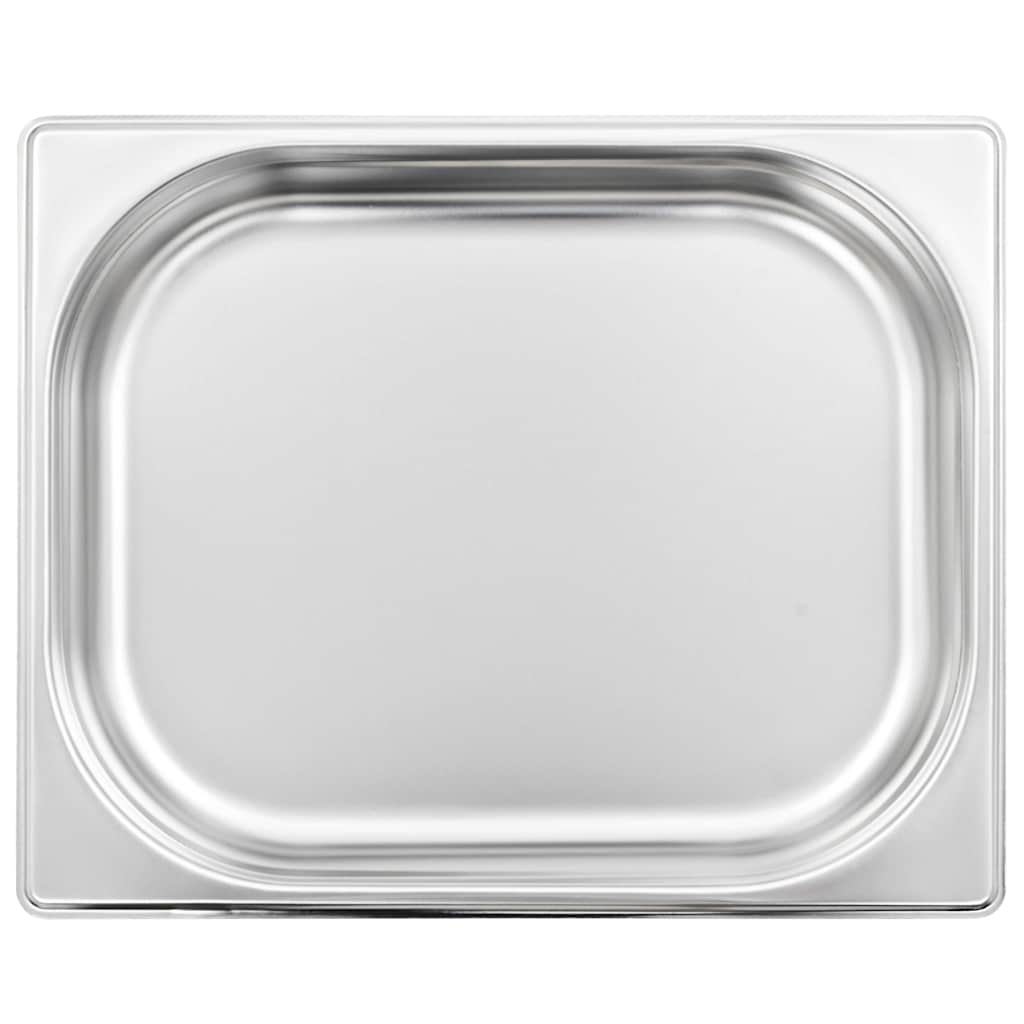 vidaXL Λεκάνες Gastronorm 8 τεμ. GN 1/2 40 χιλ. από Ανοξείδωτο Ατσάλι