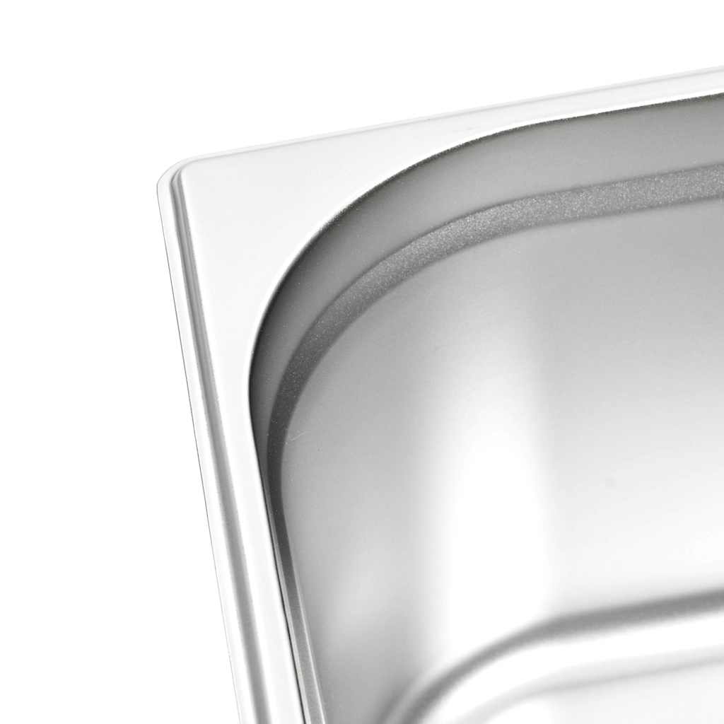 vidaXL Λεκάνες Gastronorm 2 τεμ. GN 1/2 200 χιλ. από Ανοξείδωτο Ατσάλι
