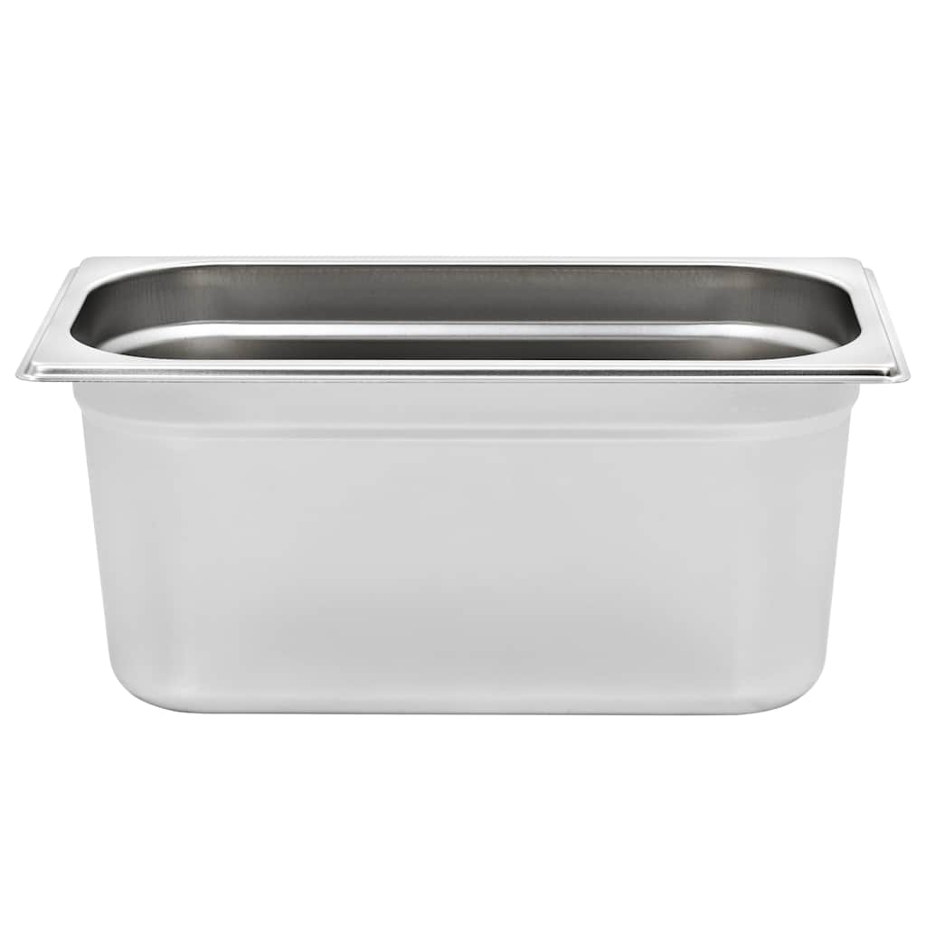 vidaXL Λεκάνες Gastronorm 4 τεμ. GN 1/3 150 χιλ. από Ανοξείδωτο Ατσάλι