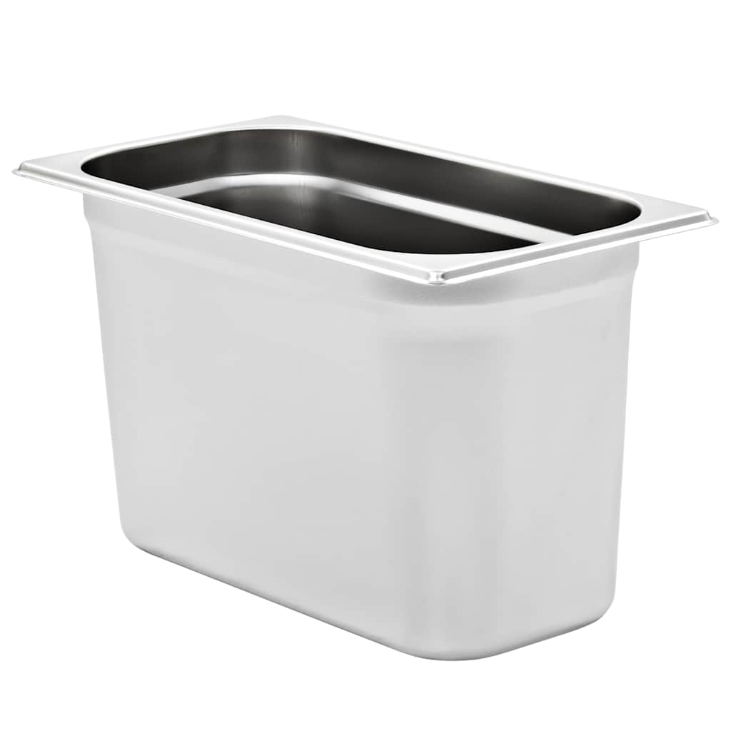 vidaXL Λεκάνες Gastronorm 4 τεμ. GN 1/3 200 χιλ. από Ανοξείδωτο Ατσάλι