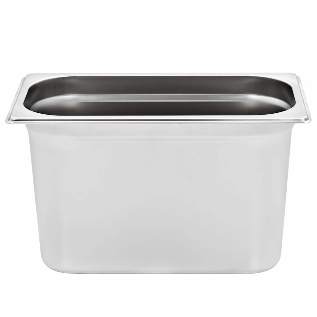vidaXL Λεκάνες Gastronorm 4 τεμ. GN 1/3 200 χιλ. από Ανοξείδωτο Ατσάλι