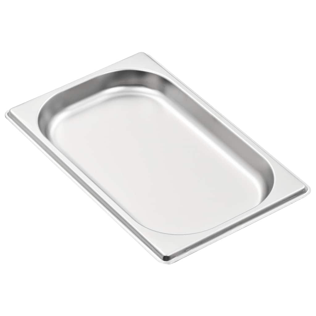 vidaXL Λεκάνες Gastronorm 12 τεμ. GN 1/4 20 χιλ. από Ανοξείδωτο Ατσάλι