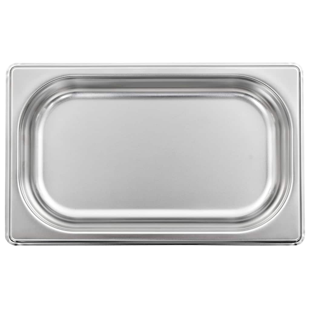 vidaXL Λεκάνες Gastronorm 12 τεμ. GN 1/4 40 χιλ. από Ανοξείδωτο Ατσάλι