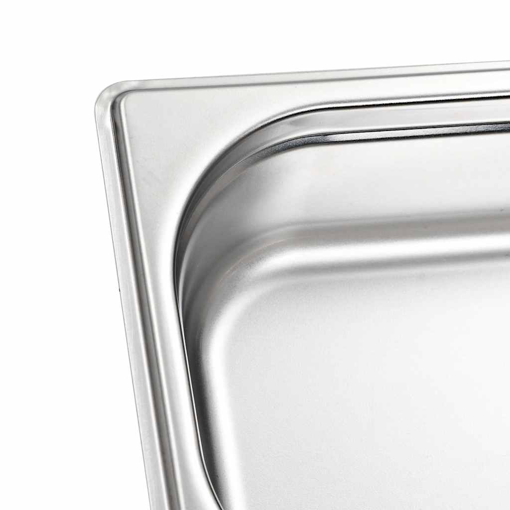 vidaXL Λεκάνες Gastronorm 8 τεμ. GN 1/4 65 χιλ. από Ανοξείδωτο Ατσάλι