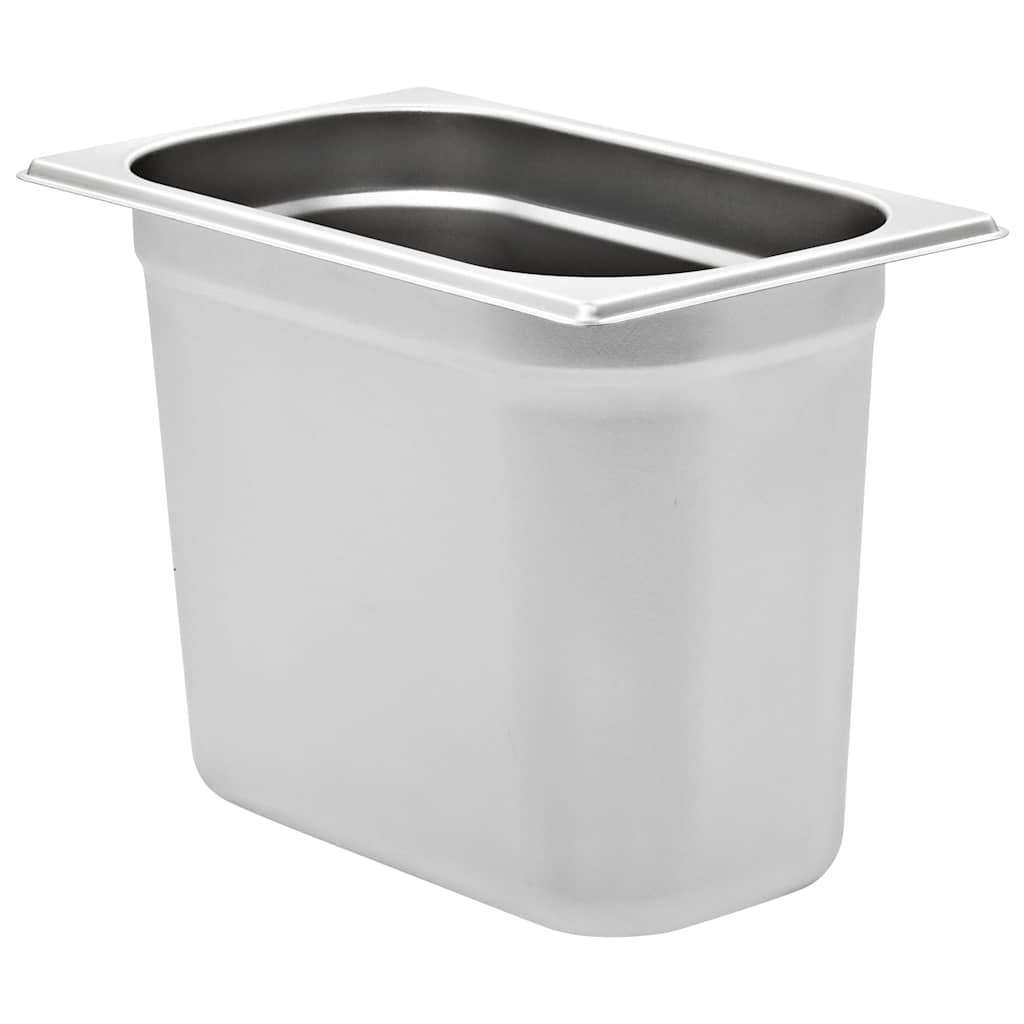 vidaXL Λεκάνες Gastronorm 4 τεμ. GN 1/4 200 χιλ. από Ανοξείδωτο Ατσάλι