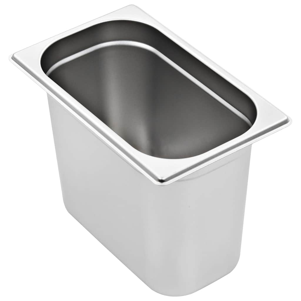 vidaXL Λεκάνες Gastronorm 4 τεμ. GN 1/4 200 χιλ. από Ανοξείδωτο Ατσάλι