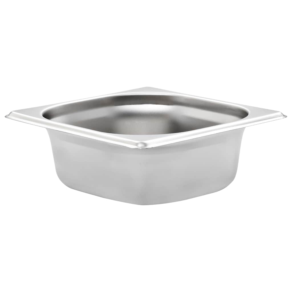 vidaXL Λεκάνες Gastronorm 12 τεμ. GN 1/6 65 χιλ. από Ανοξείδωτο Ατσάλι