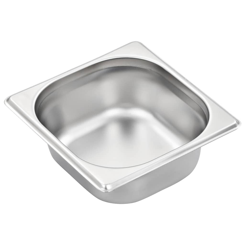 vidaXL Λεκάνες Gastronorm 12 τεμ. GN 1/6 65 χιλ. από Ανοξείδωτο Ατσάλι
