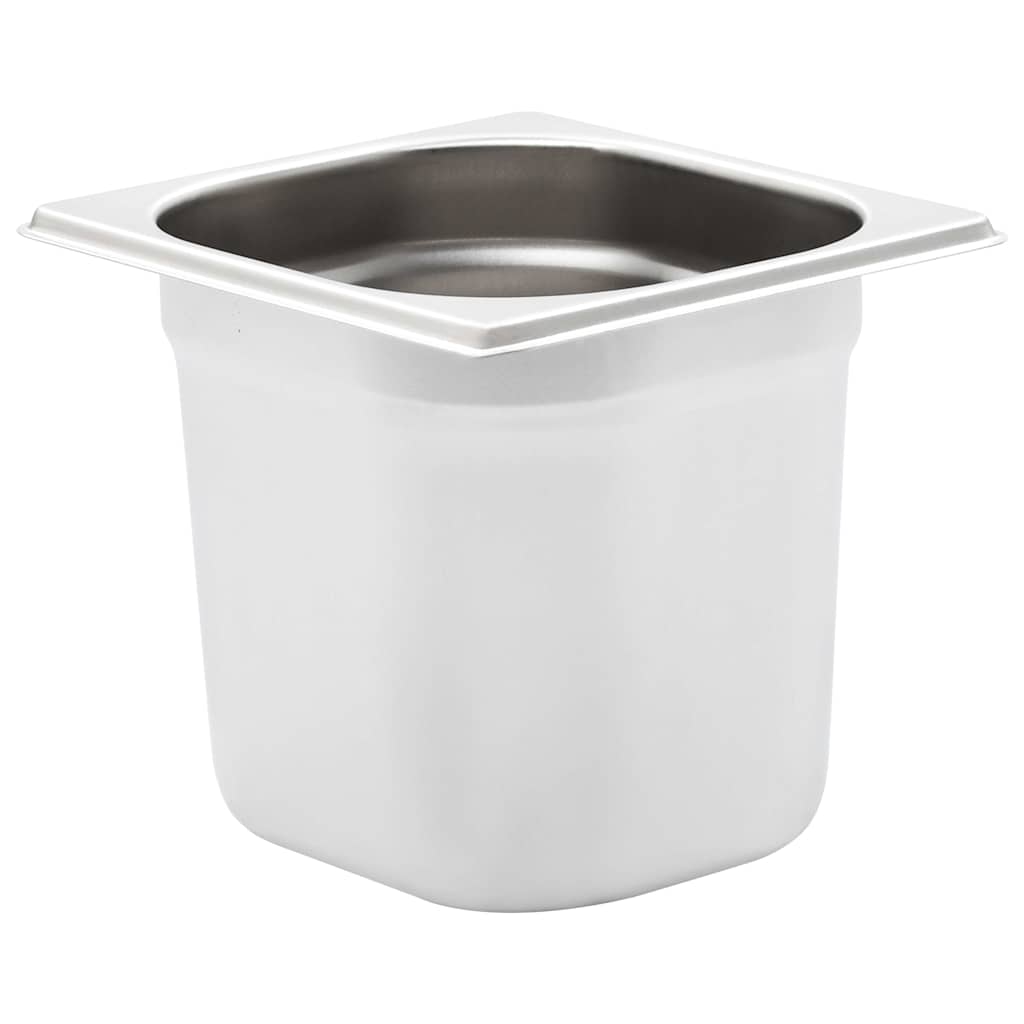 vidaXL Λεκάνες Gastronorm 8 τεμ. GN 1/6 150 χιλ. από Ανοξείδωτο Ατσάλι