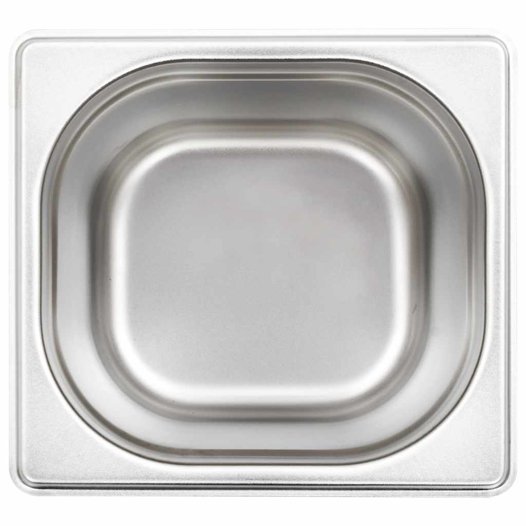 vidaXL Λεκάνες Gastronorm 8 τεμ. GN 1/6 150 χιλ. από Ανοξείδωτο Ατσάλι