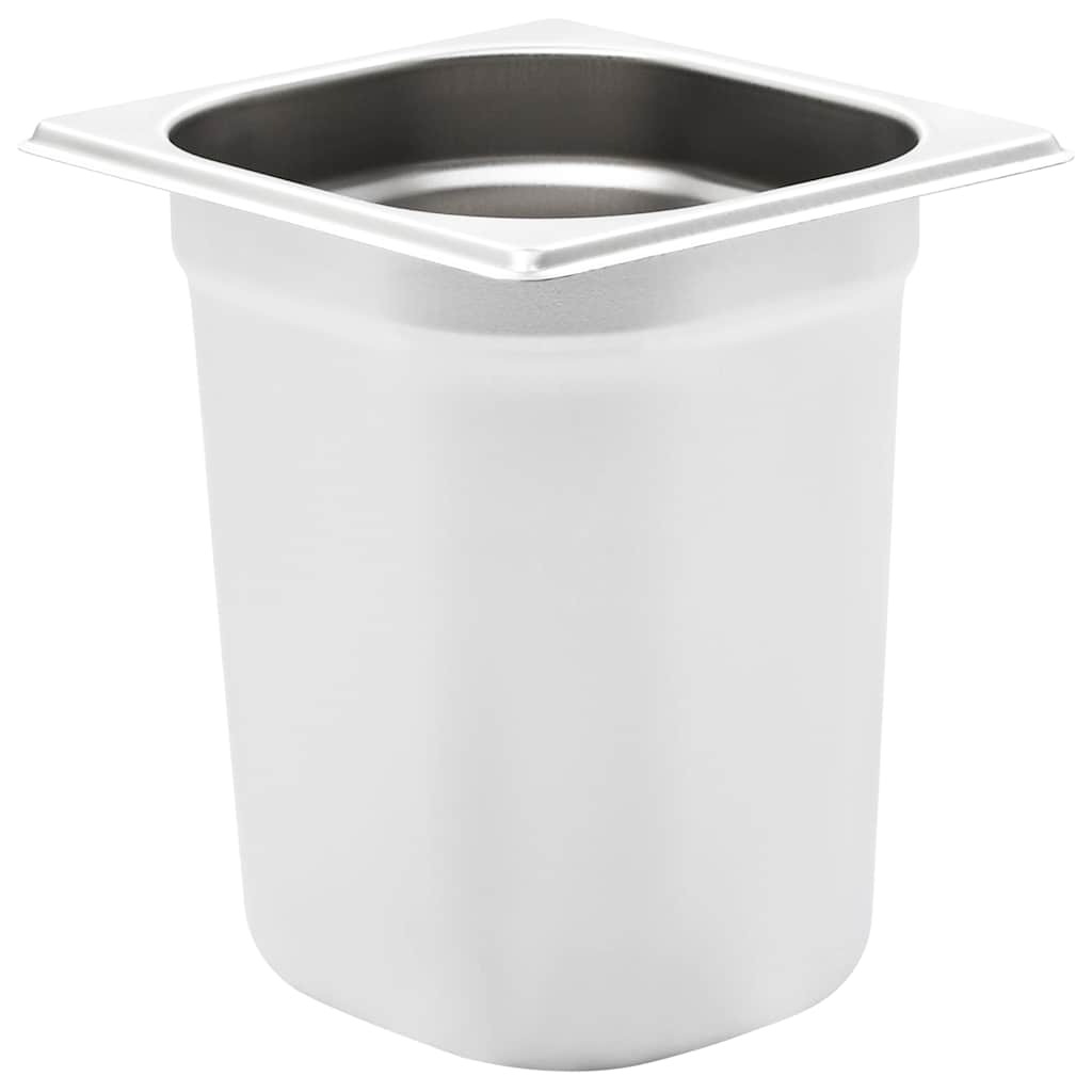 vidaXL Λεκάνες Gastronorm 8 τεμ. GN 1/6 200 χιλ. από Ανοξείδωτο Ατσάλι