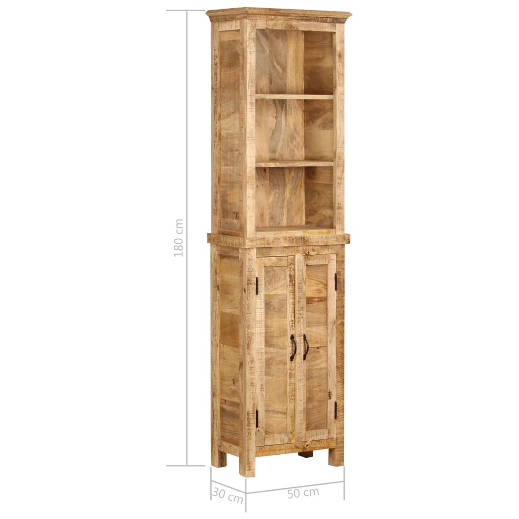 vidaXL Βιβλιοθήκη 50 x 30 x 180 εκ. από Μασίφ Ξύλο Μάνγκο