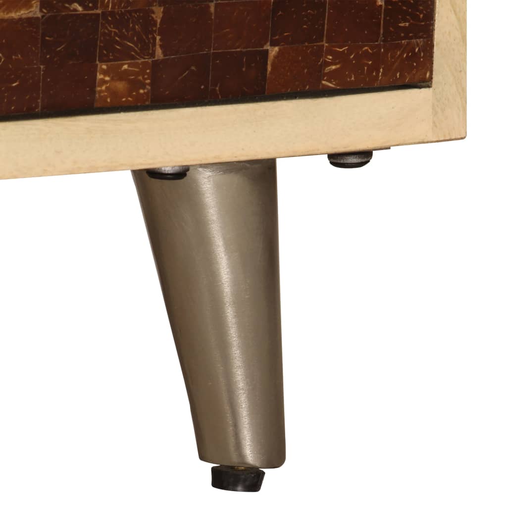 vidaXL Έπιπλο Τηλεόρασης 120 x 30 x 40 εκ. από Μασίφ Ξύλο Μάνγκο