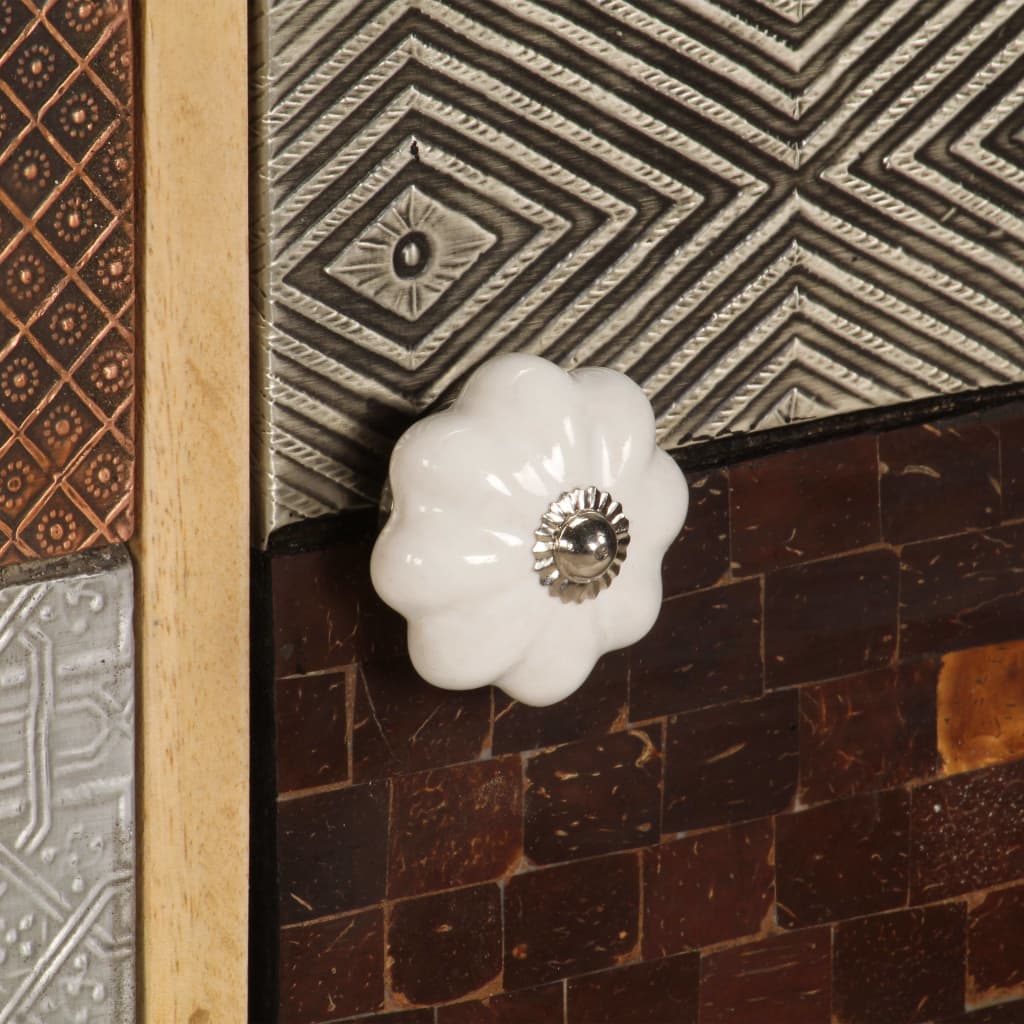 vidaXL Μπουφές 120 x 30 x 75 εκ. από Μασίφ Ξύλο Μάνγκο