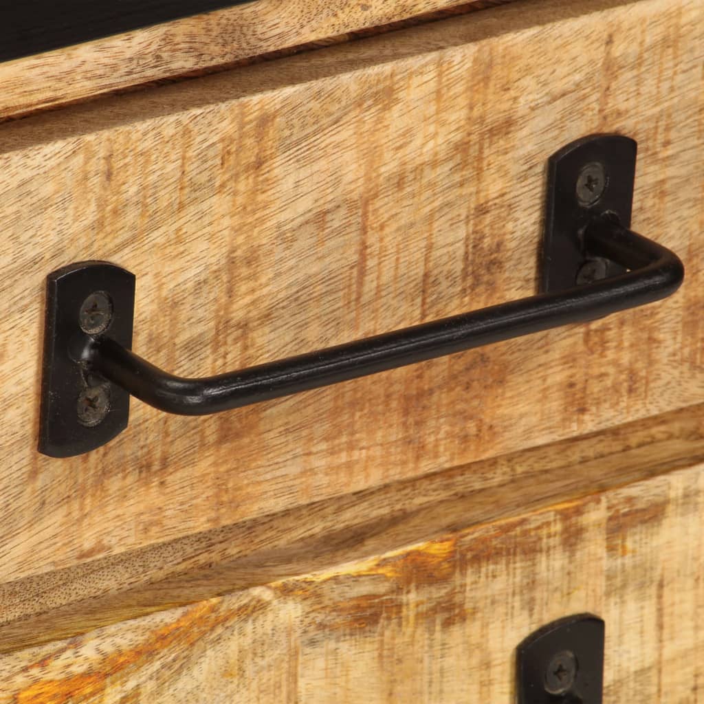 vidaXL Έπιπλο Τηλεόρασης με Συρτάρια 120x30x40 εκ. Μασίφ Ξύλο Μάνγκο