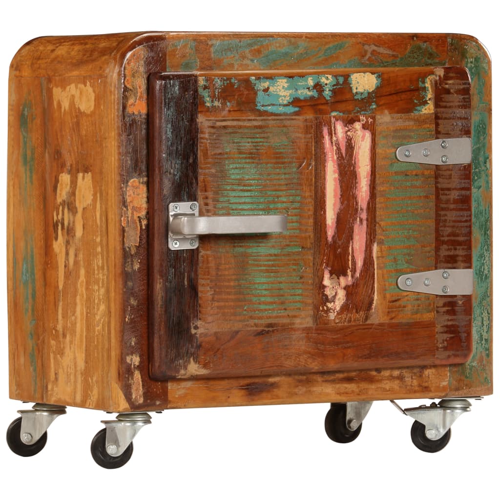 vidaXL Κομοδίνο 50 x 30 x 50 εκ. από Μασίφ Ανακυκλωμένο Ξύλο