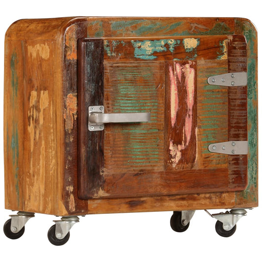 vidaXL Κομοδίνο 50 x 30 x 50 εκ. από Μασίφ Ανακυκλωμένο Ξύλο