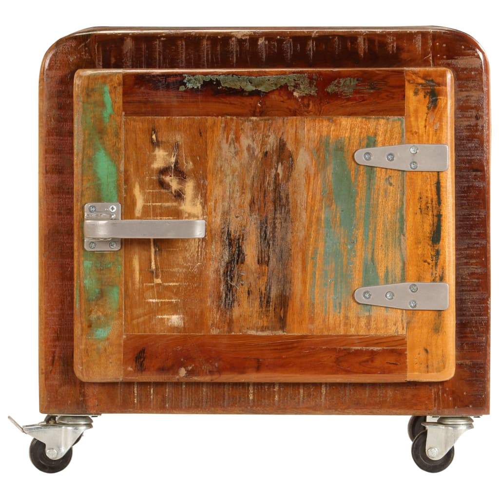 vidaXL Κομοδίνο 50 x 30 x 50 εκ. από Μασίφ Ανακυκλωμένο Ξύλο