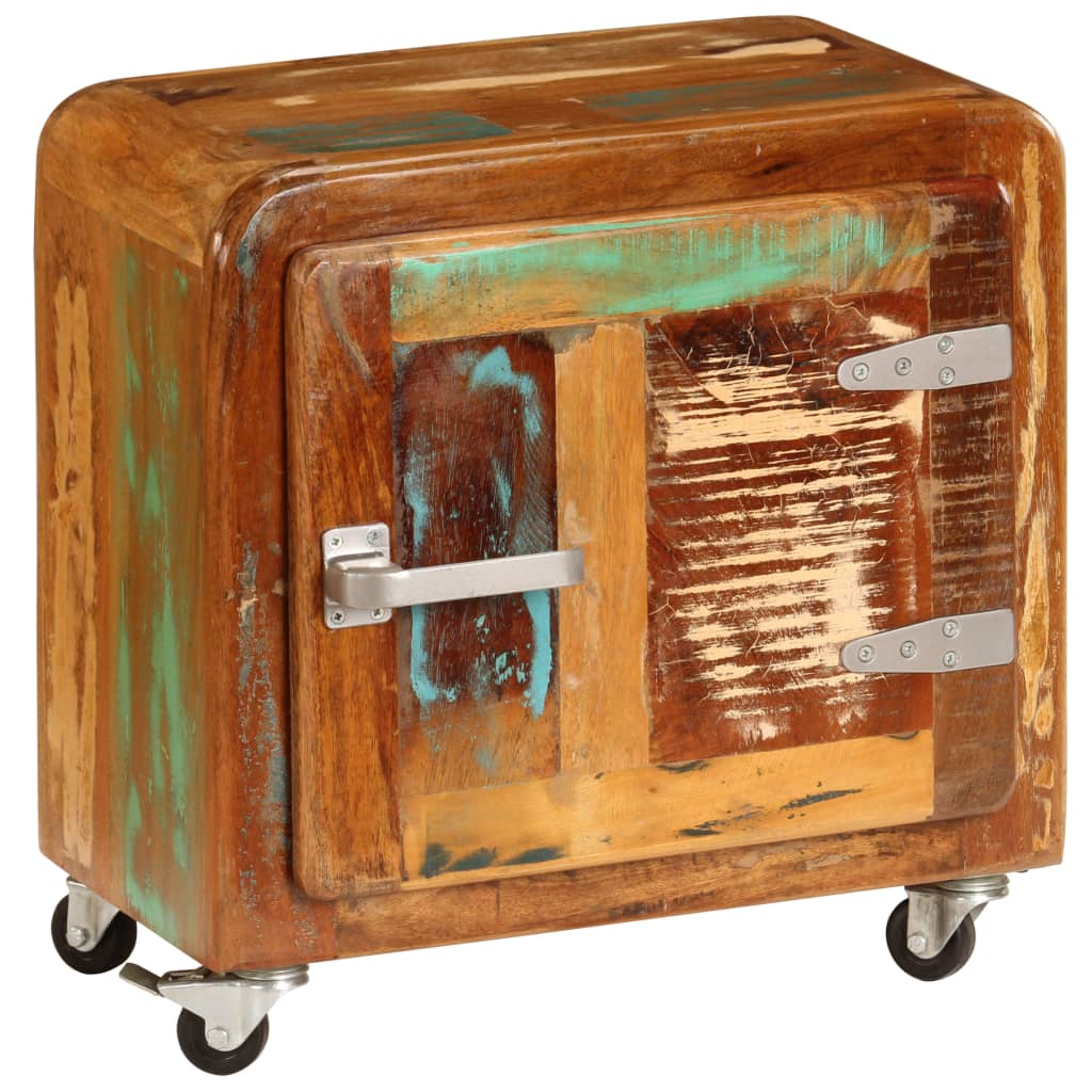 vidaXL Κομοδίνο 50 x 30 x 50 εκ. από Μασίφ Ανακυκλωμένο Ξύλο