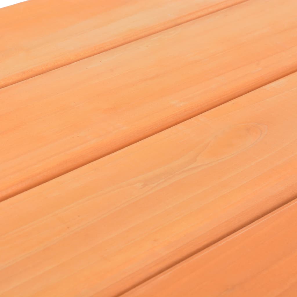 vidaXL Τραπέζι Πικνικ με Πάγκους Παιδικό 89x79x50 εκ Μασίφ Ξύλο Ελάτης