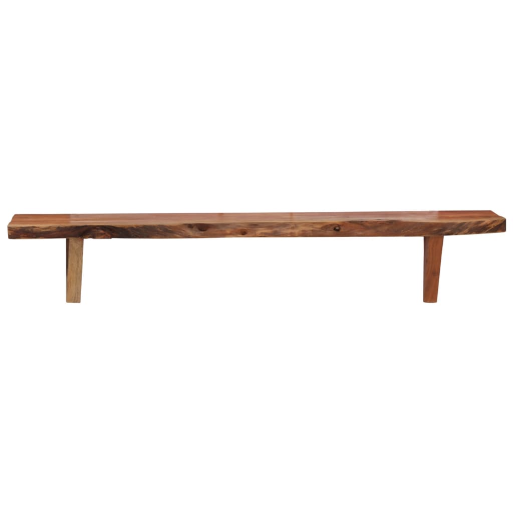 vidaXL Ράφια Τοίχου 2 τεμ. 90 x 20 x 18 εκ. από Μασίφ Ξύλο Ακακίας