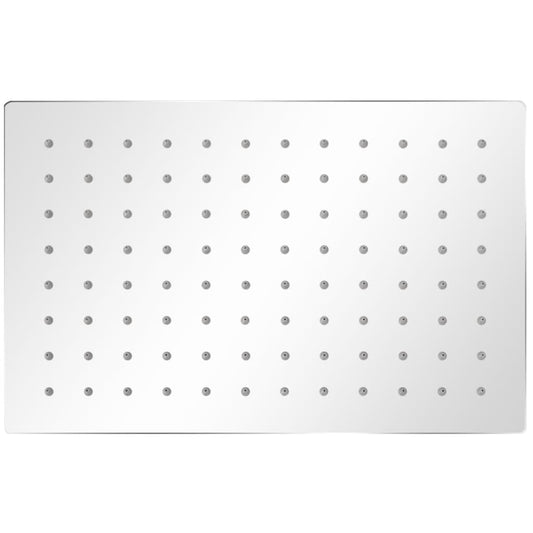 vidaXL Κεφαλή Nτους Βροχή 2 τεμ. 20 x 30 εκ. από Ανοξείδωτο Ατσάλι