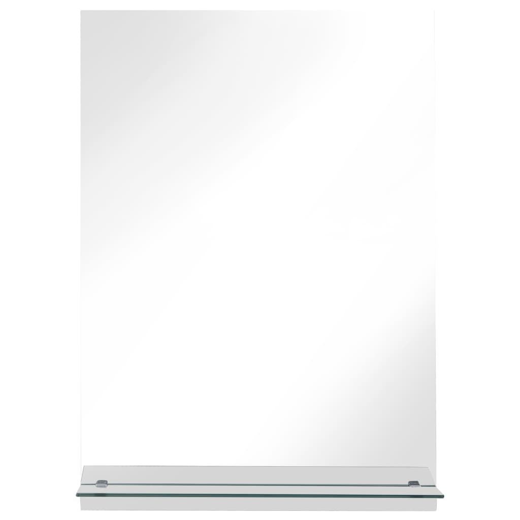 vidaXL Καθρέφτης Τοίχου με Ράφι 40 x 60 εκ. από Ψημένο Γυαλί