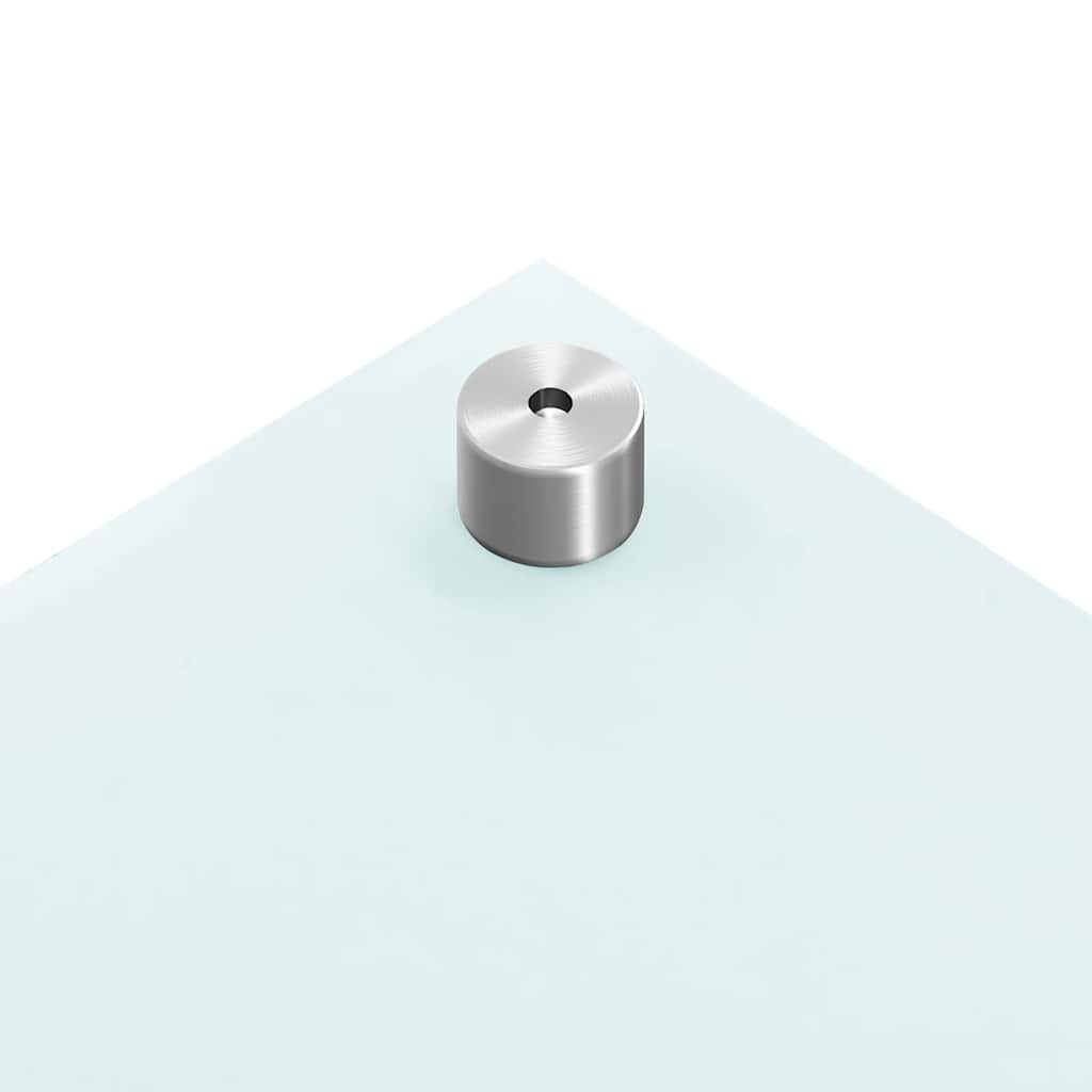 vidaXL Πλάτη Κουζίνας Λευκή 70 x 40 εκ. από Ψημένο Γυαλί