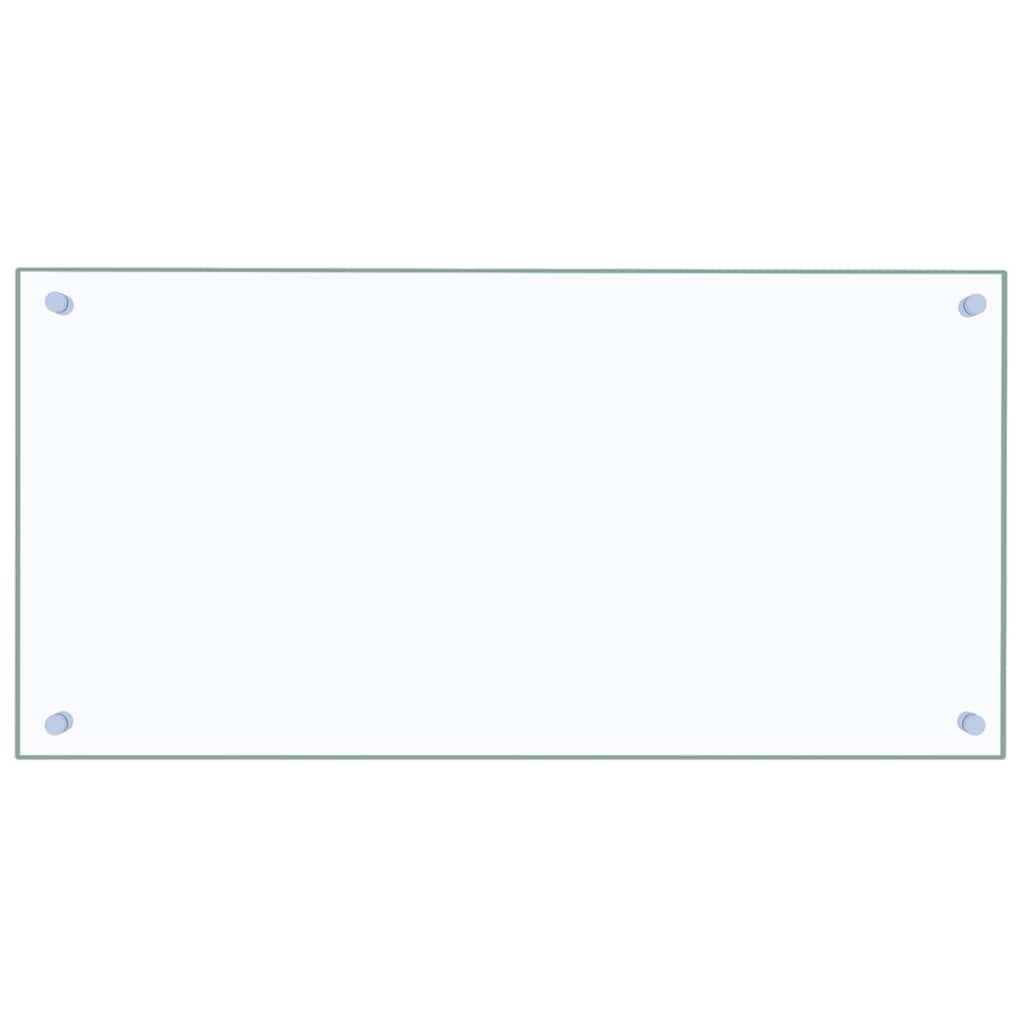 vidaXL Πλάτη Κουζίνας Διαφανής 80 x 40 εκ. από Ψημένο Γυαλί