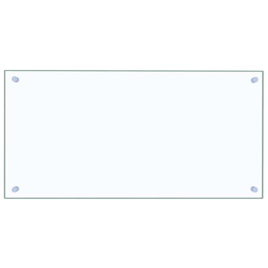 vidaXL Πλάτη Κουζίνας Διαφανής 80 x 40 εκ. από Ψημένο Γυαλί