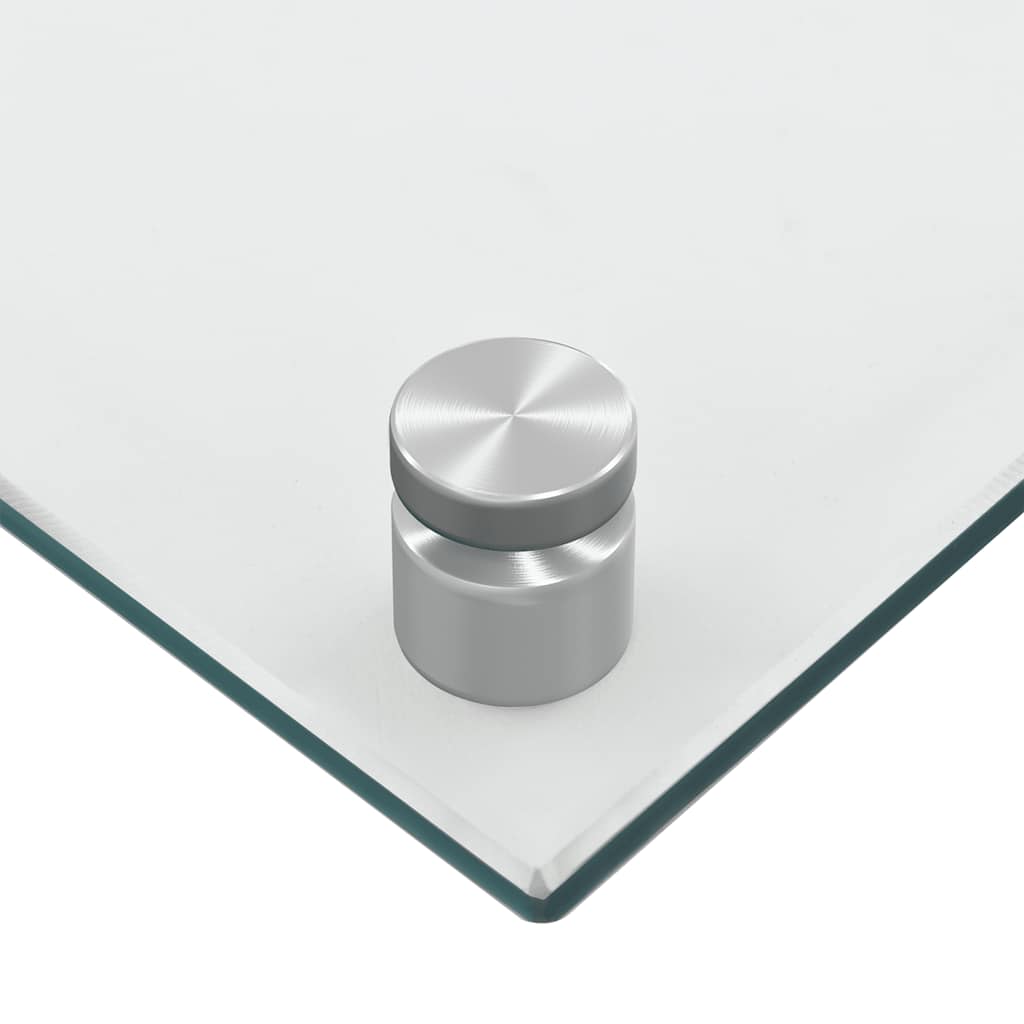 vidaXL Πλάτη Κουζίνας Διαφανής 80 x 40 εκ. από Ψημένο Γυαλί