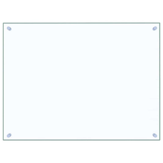 vidaXL Πλάτη Κουζίνας Διαφανής 80 x 60 εκ. από Ψημένο Γυαλί