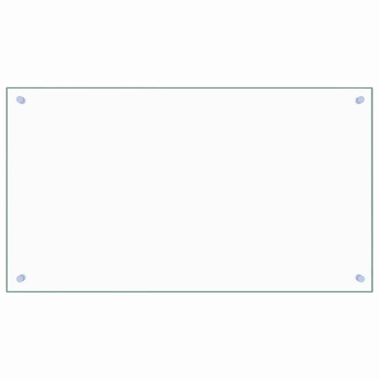 vidaXL Πλάτη Κουζίνας Διαφανής 90 x 50 εκ. από Ψημένο Γυαλί