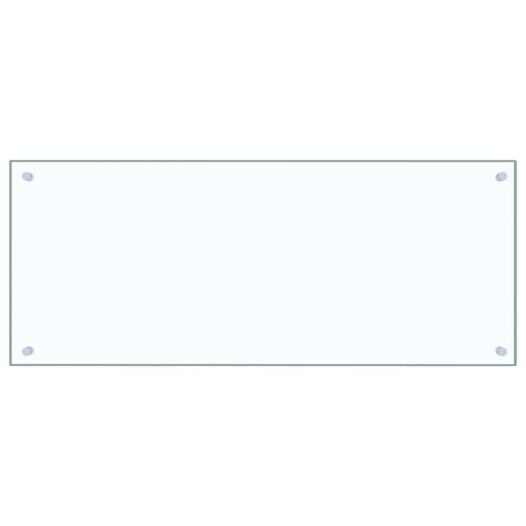 vidaXL Πλάτη Κουζίνας Διαφανής 100 x 40 εκ. από Ψημένο Γυαλί