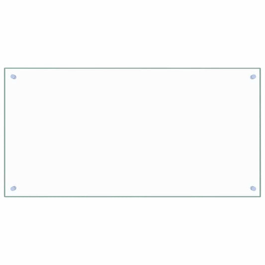 vidaXL Πλάτη Κουζίνας Διαφανής 100 x 50 εκ. από Ψημένο Γυαλί