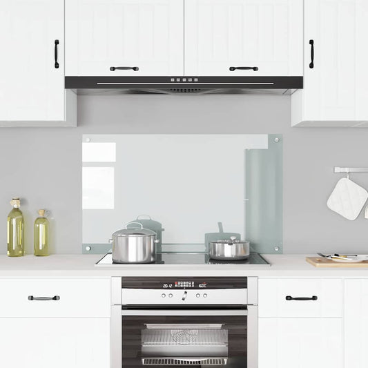 vidaXL Πλάτη Κουζίνας Διαφανής 100 x 60 εκ. από Ψημένο Γυαλί