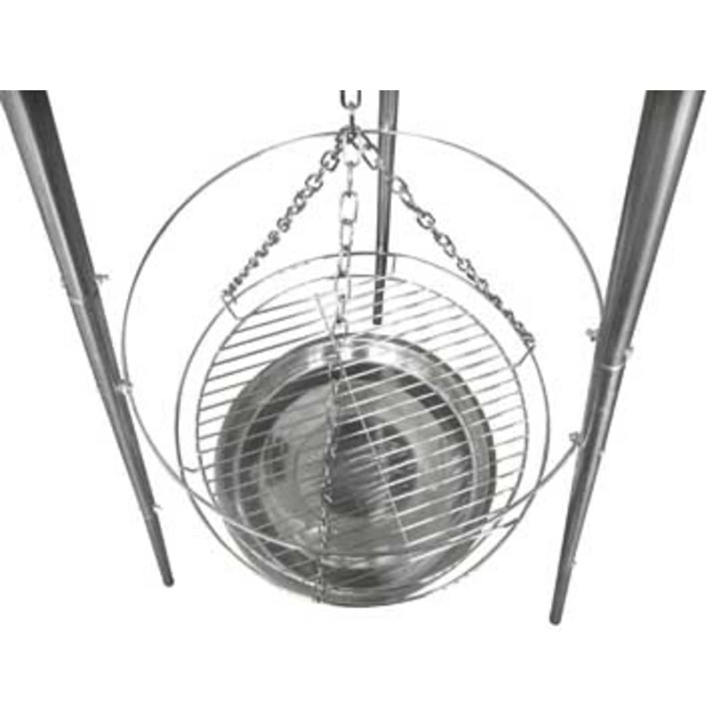 vidaXL Υπαίθριες Ψησταριές Ανοξείδωτο ατσάλι