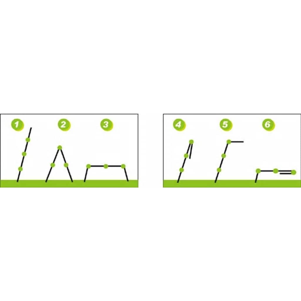 vidaXL Σκάλα Αλουμινίου με 8 Σκαλοπάτια 150 κ.