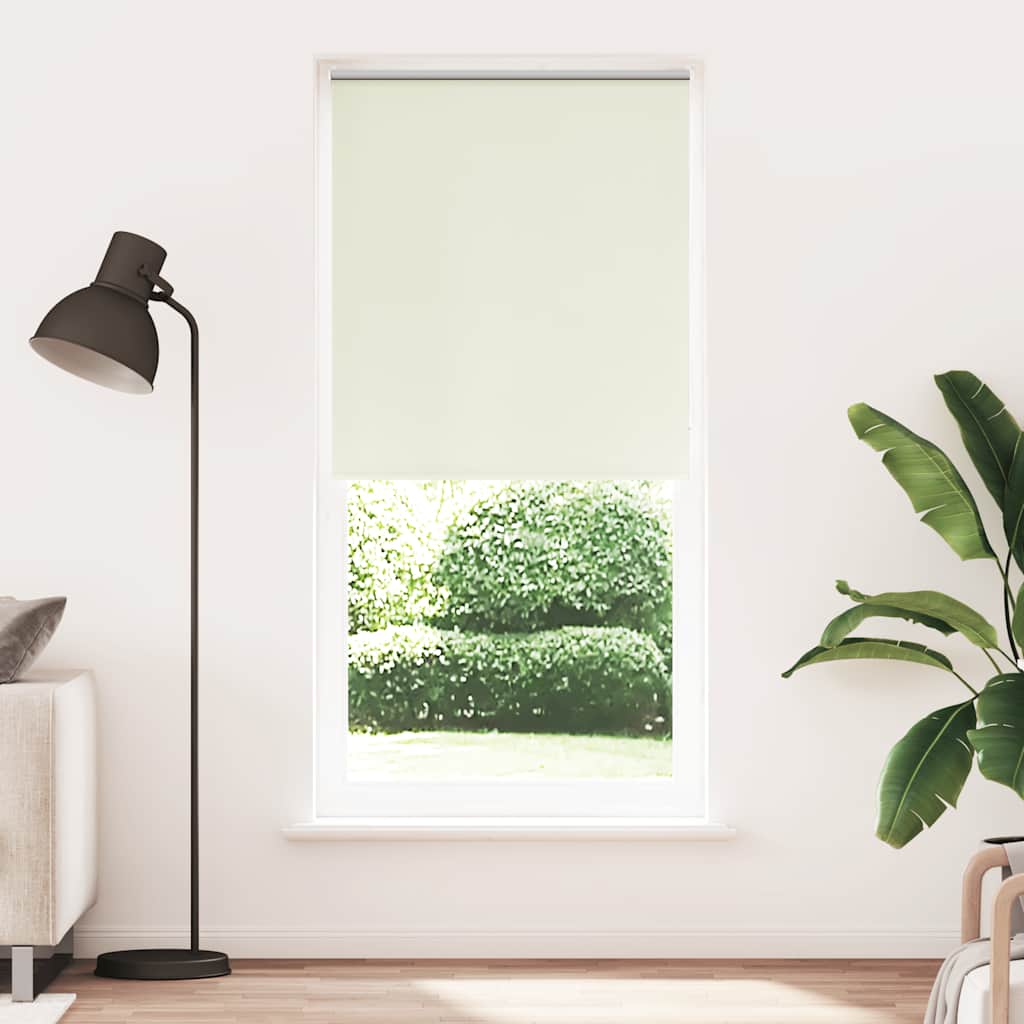vidaXL Ρόλερ συσκότισης 104,4 x 230 εκ. Πλάτος υφάσματος 100 εκ. υπόλευκο
