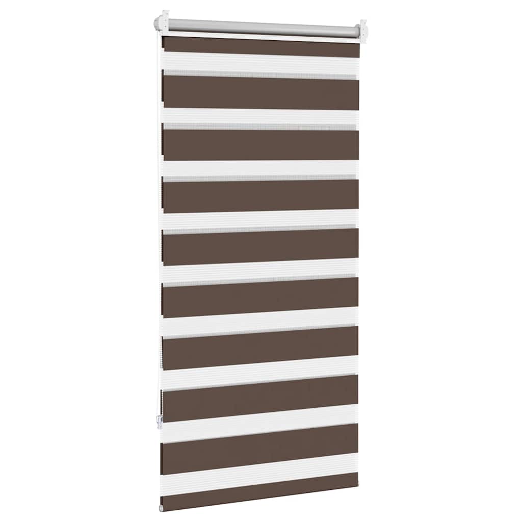 vidaXL Σύστημα Σκίασης Ρόλερ Zebra Καφέ 60 x 120 εκ.