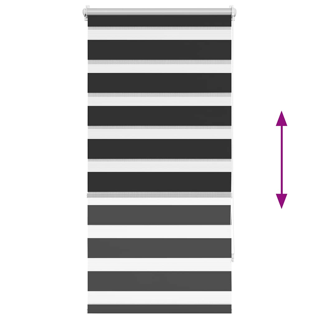 Σύστημα Σκίασης Ρόλερ Zebra Μαύρο 80 x 150 εκ.