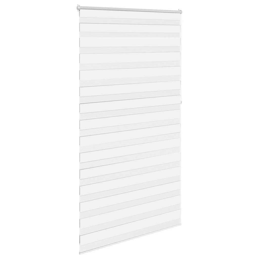 vidaXL Στόρι Ζέβρα 120,9 x 230 εκ. Πλάτος Υφάσματος 116,7 εκ. λευκό