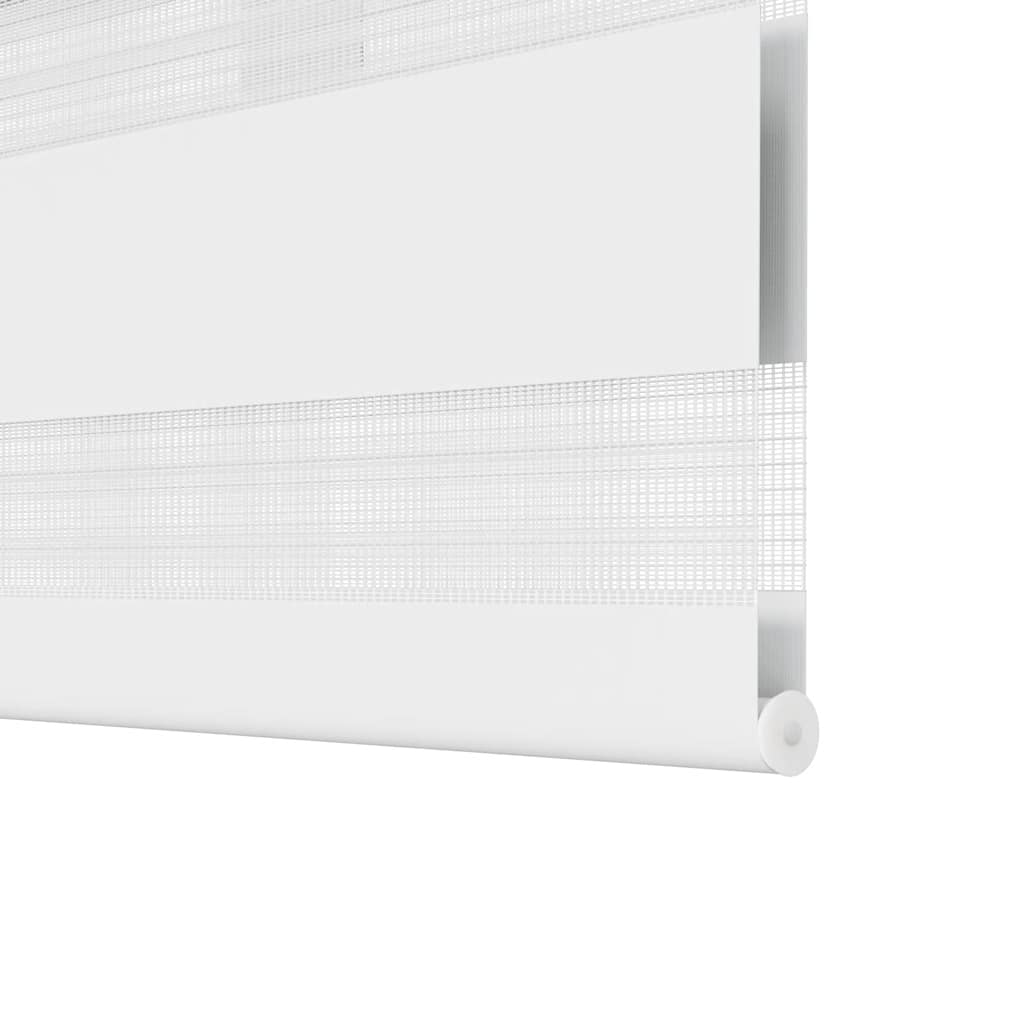 vidaXL Στόρι Ζέβρα 120,9 x 230 εκ. Πλάτος Υφάσματος 116,7 εκ. λευκό