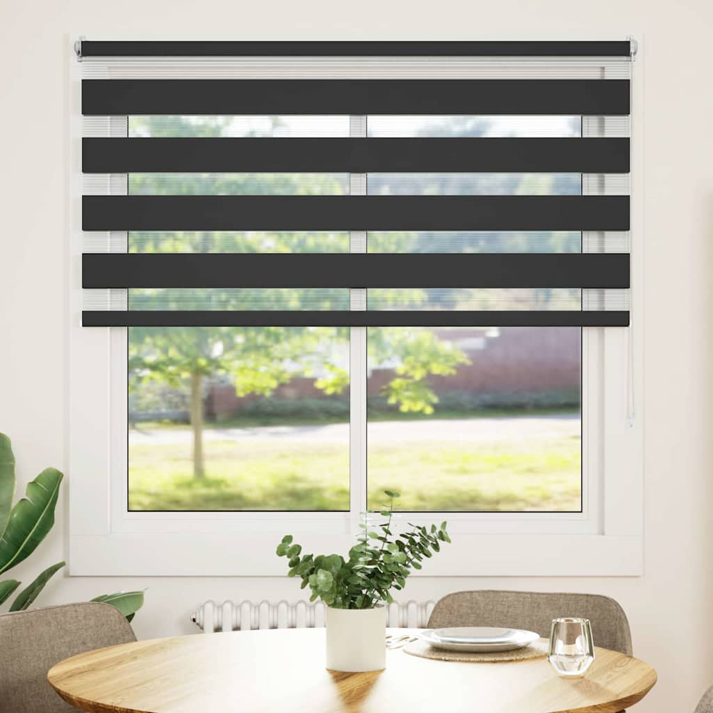 Σύστημα Σκίασης Ρόλερ Zebra Μαύρο 140 x 175 εκ.